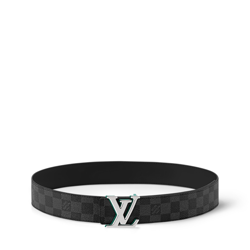 LV Optic Damier Graphite 40mm Reversible Belt in Men's Accessories Belts collections by Louis Vuitton (Product zoom)