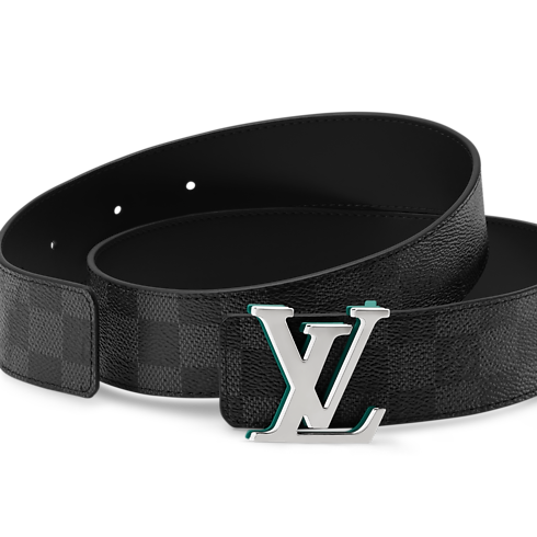 LV Optic Damier Graphite 40mm Reversible Belt in Men's Accessories Belts collections by Louis Vuitton (Product zoom)