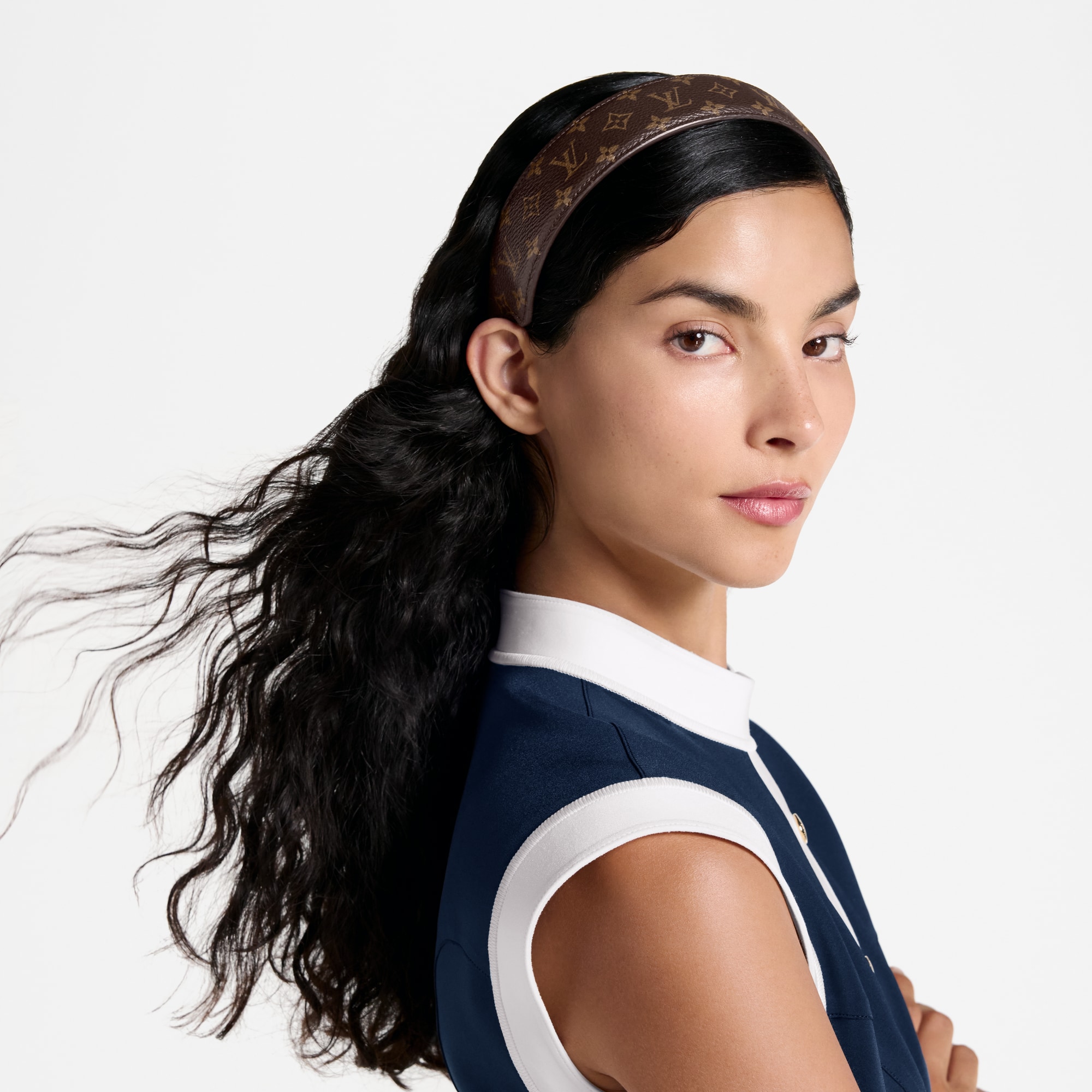 LV Outline Headband  S00 in Women