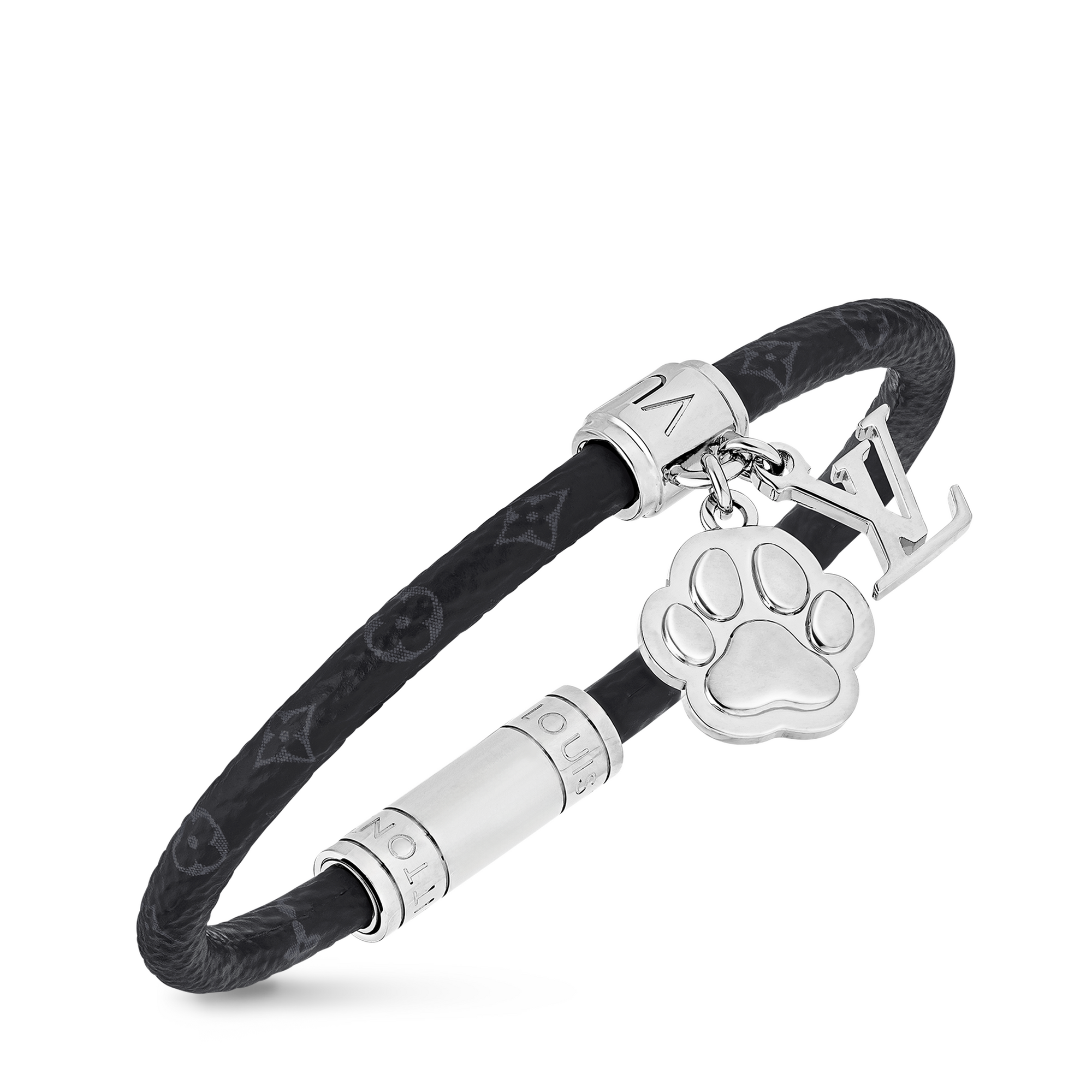 LV Paw Bracelet Monogram Canvas in Men