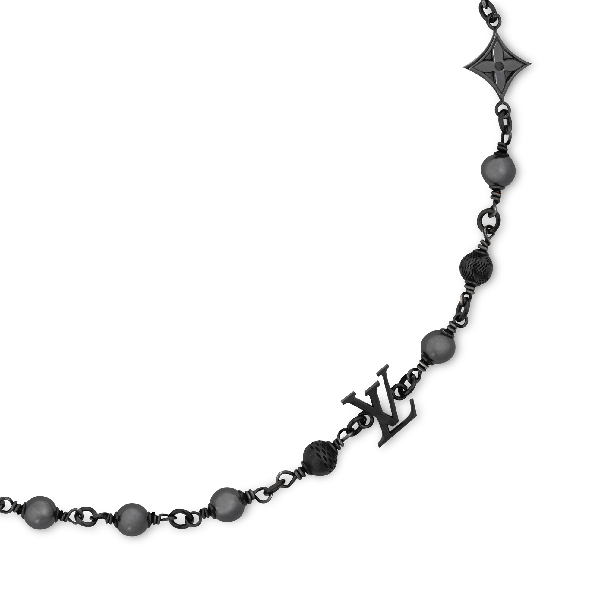 LV Pearls Necklace S00 in Men