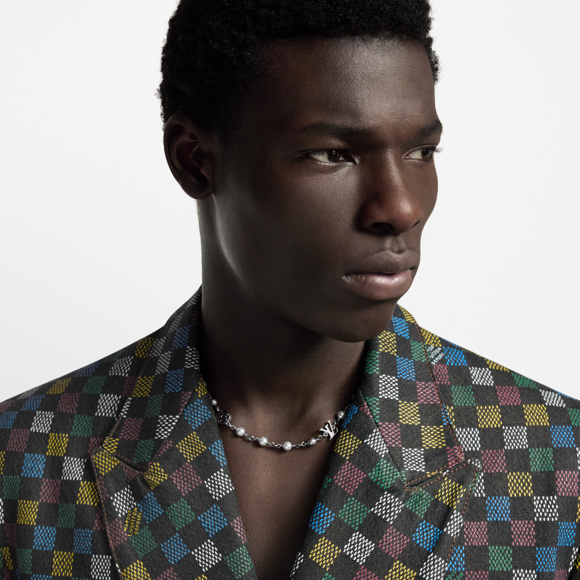 LV Pearls Necklace S00 in Men