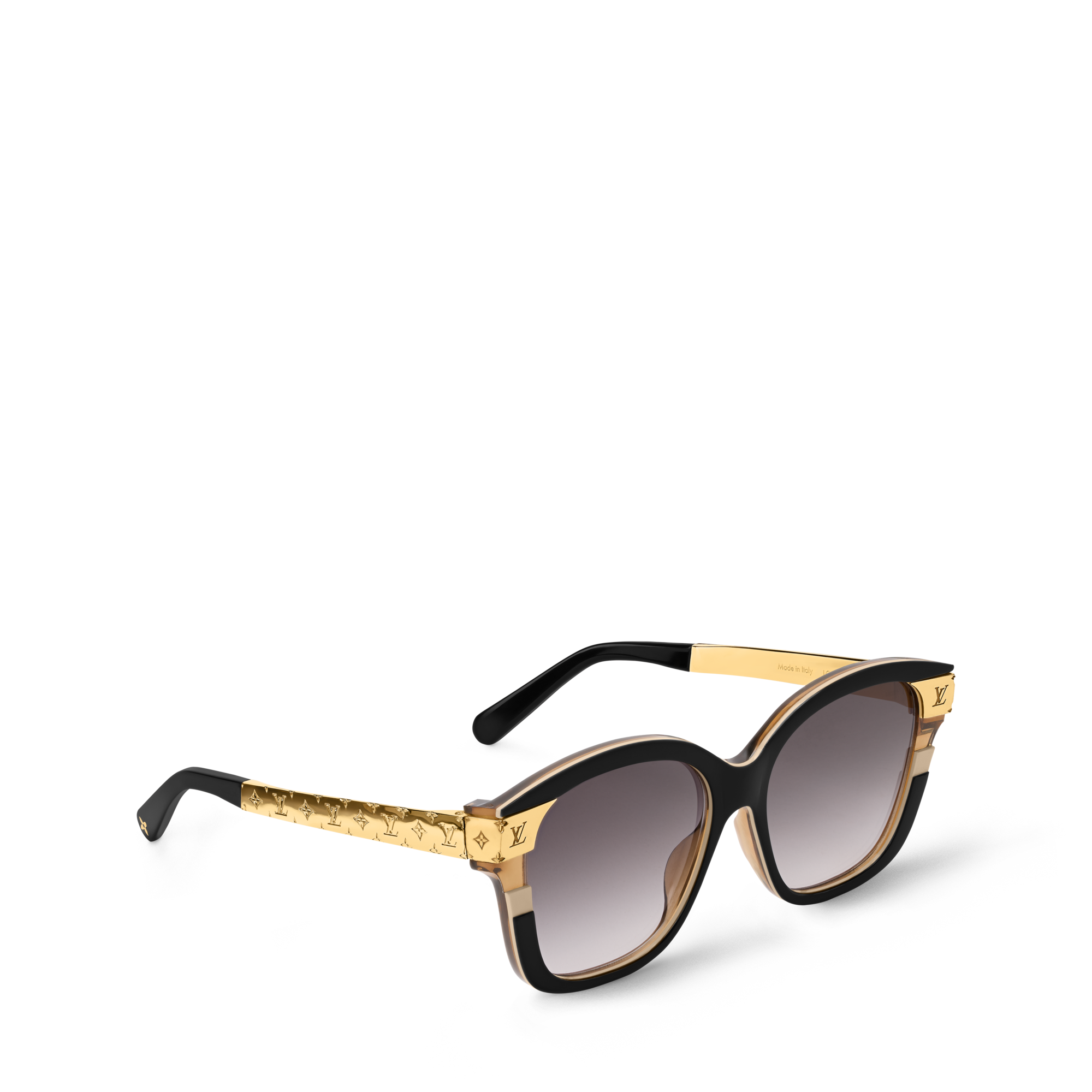 Louis Vuitton Petit Spcon Cat Eye Brown Pink Gold Acetate Sunglasses Eyewear LV Petit Soupçon Cat Eye Sunglasses . - Accessories | LOUIS  main image 4