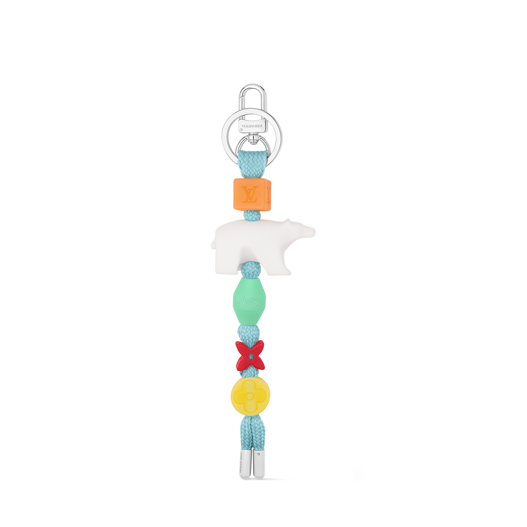LV Play Polar Bear Key Holder and Bag Charm S00 in Men