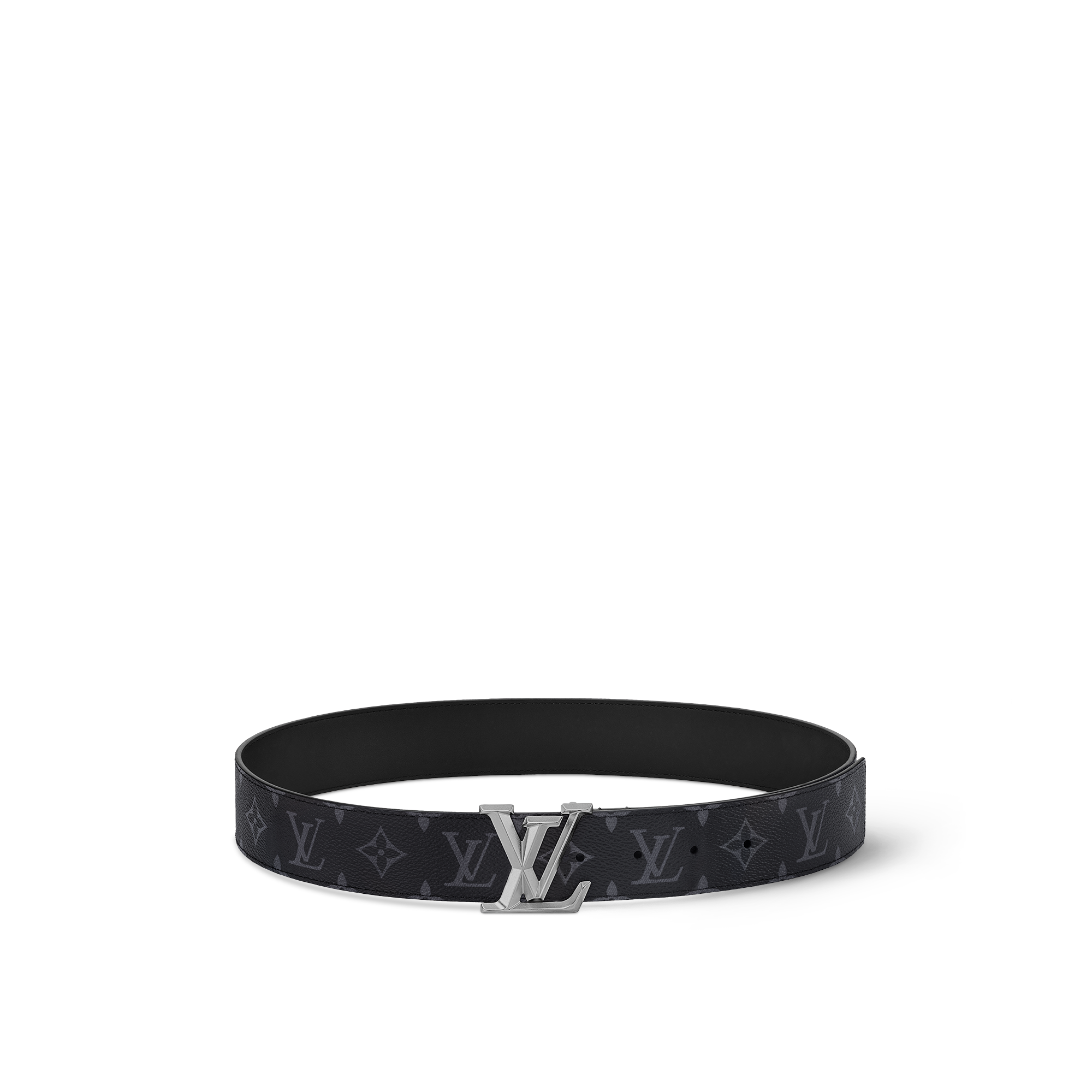 LV Pyramide 40MM Belt Monogram Eclipse Canvas in Men