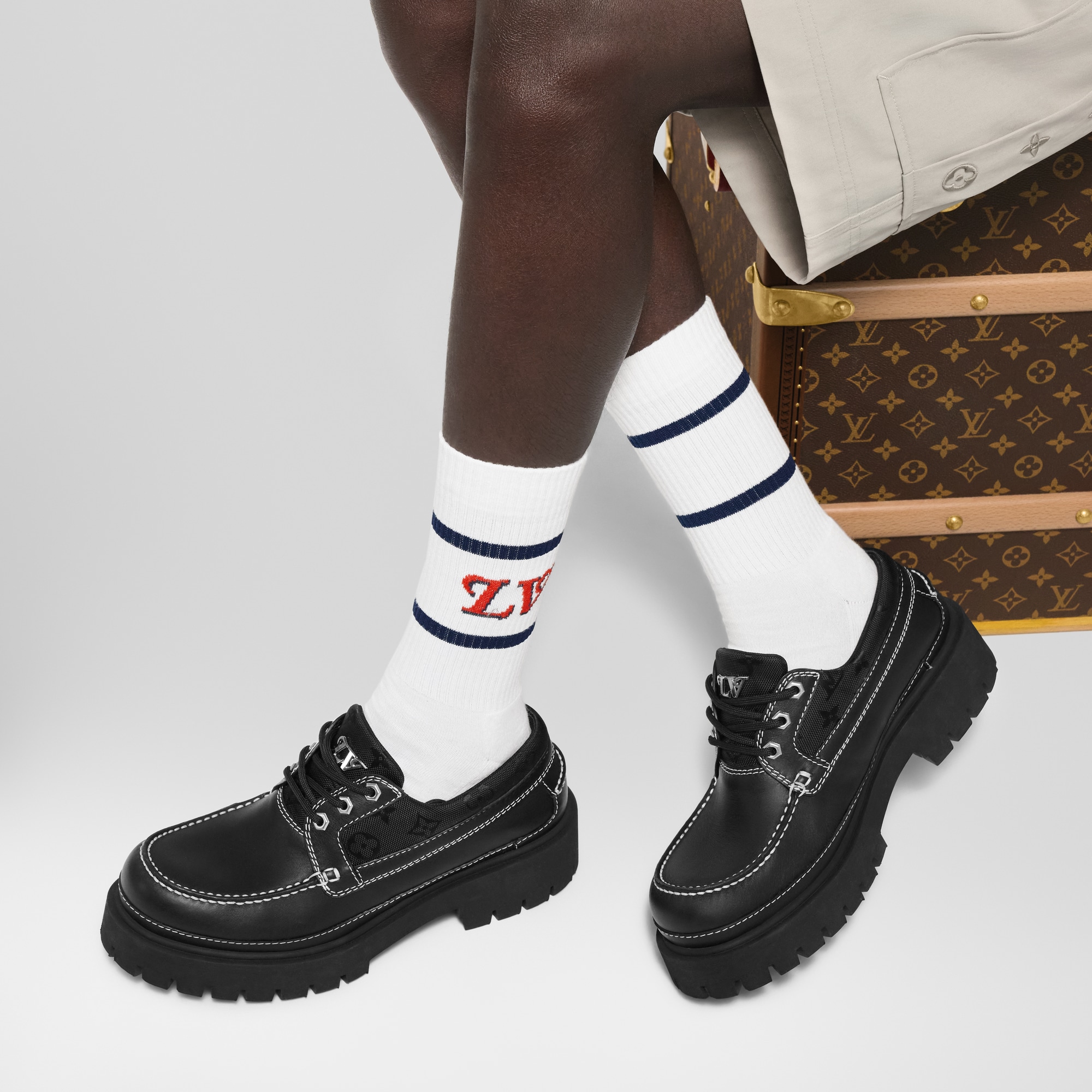 LV Remix Boat Shoe  in Men