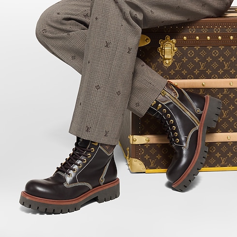 LV Remix Combat Boot in Men's Shoes Boots collections by Louis Vuitton (Product zoom)