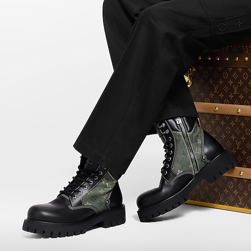 LV Remix Combat Boot in Men's Shoes Boots collections by Louis Vuitton (Product zoom)