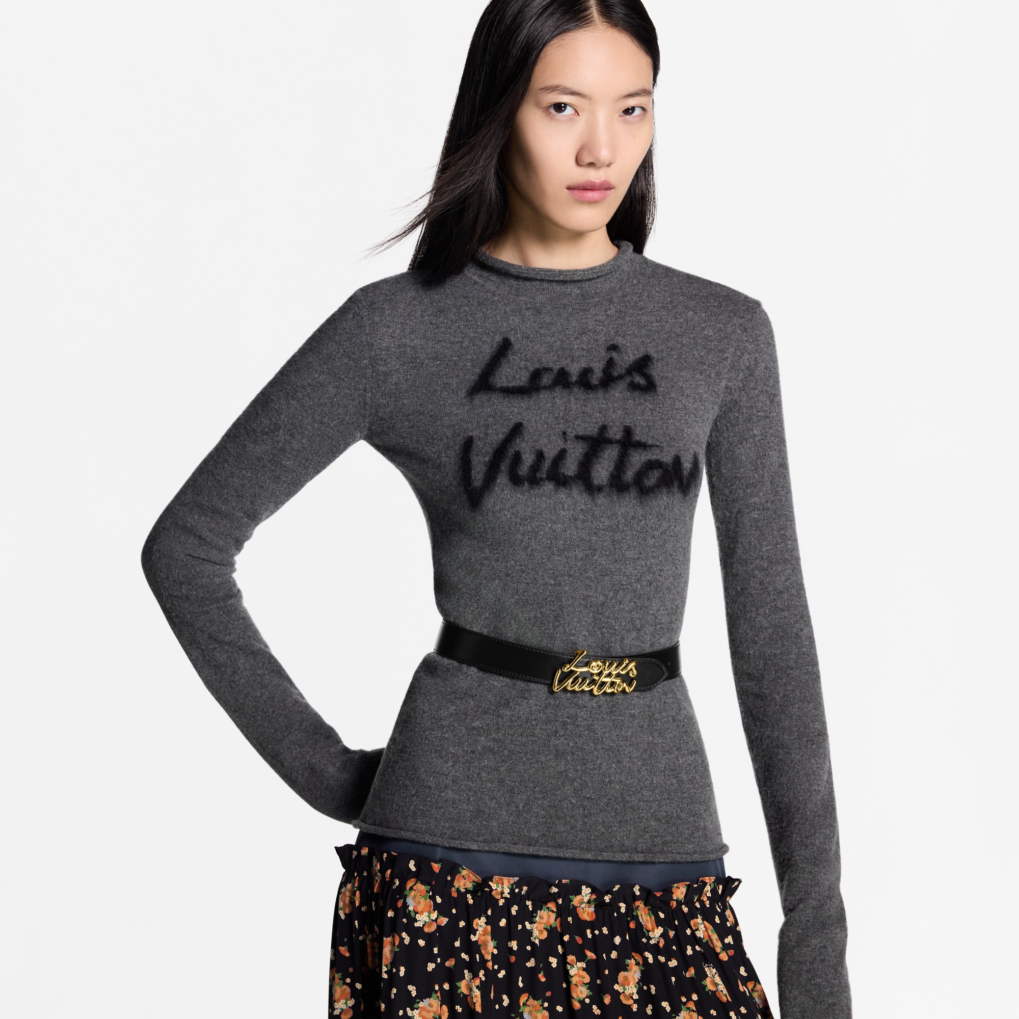 LV Script 30mm Belt  in Women