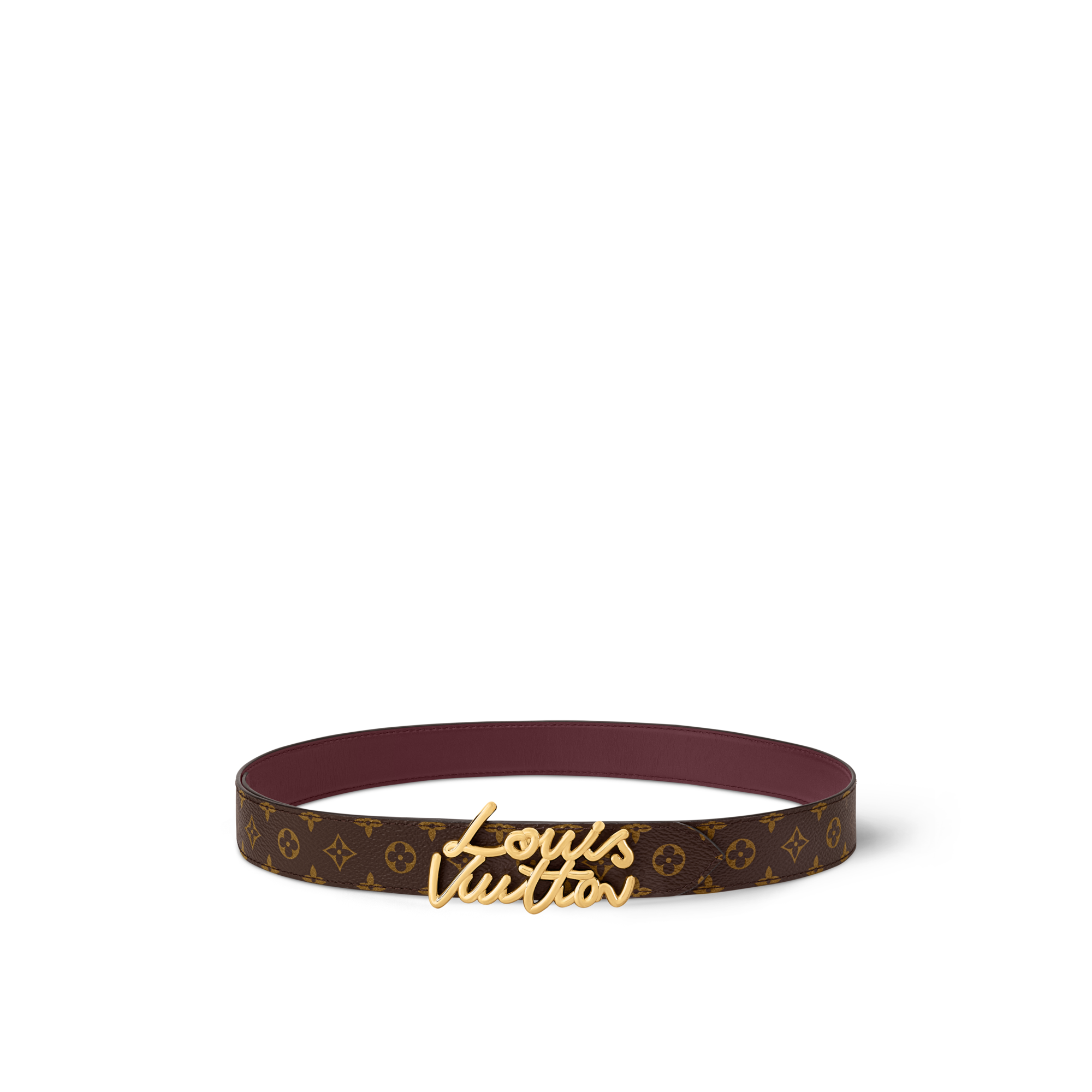 LV Script 30mm Belt  in Women