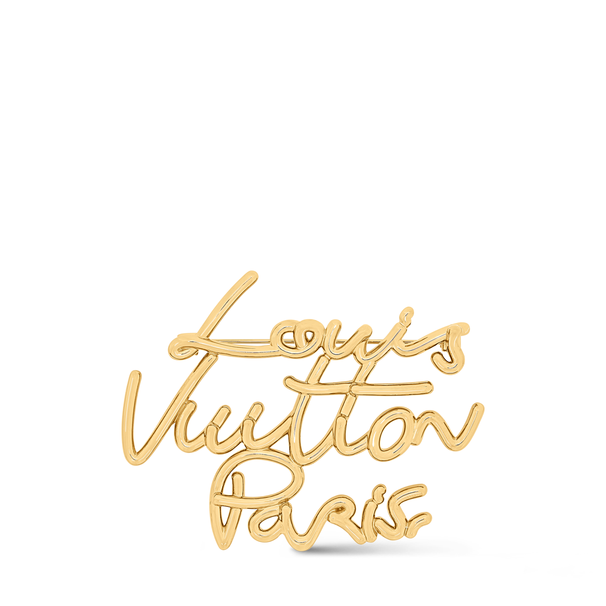 LV Script Brooch S00 in Women