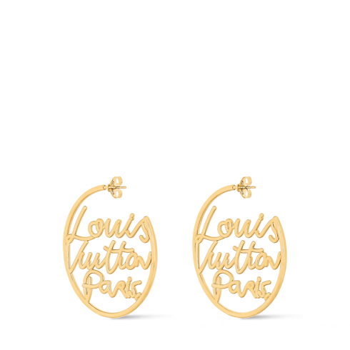 LV Script Earrings S00 in Women's Fashion Jewellery All Fashion Jewellery collections by Louis Vuitton (Product zoom)