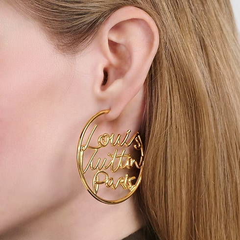 LV Script Earrings S00 in Women's Fashion Jewellery All Fashion Jewellery collections by Louis Vuitton (Product zoom)
