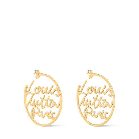 LV Script Earrings S00 in Women's Fashion Jewellery All Fashion Jewellery collections by Louis Vuitton (Product zoom)