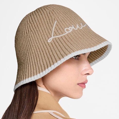 LV Script Hat S00 in Women's Accessories Hats & Caps collections by Louis Vuitton (Product zoom)