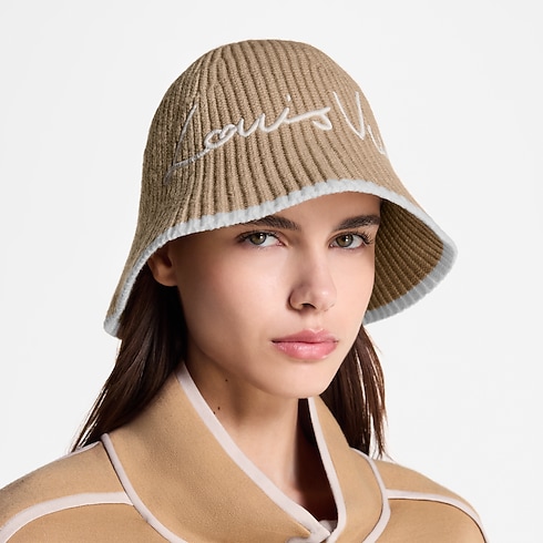 LV Script Hat S00 in Women's Accessories Hats & Caps collections by Louis Vuitton (Product zoom)