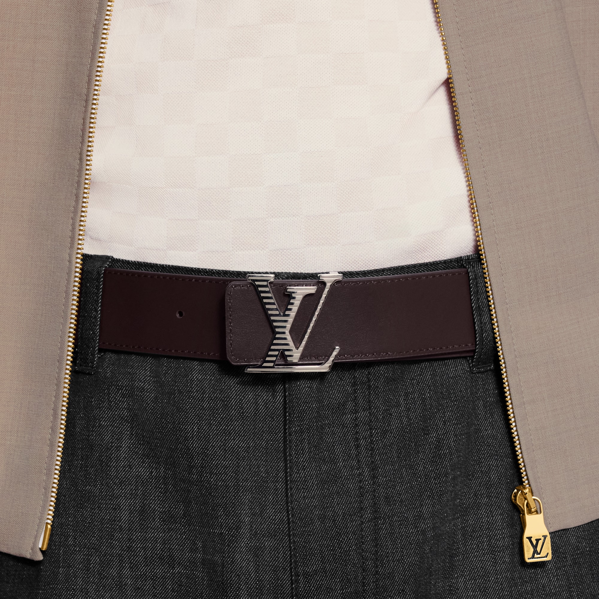 LV Shadow 40mm Reversible Belt  in Men