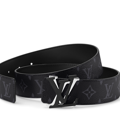 LV Shake 40mm Reversible Belt Monogram Eclipse Canvas in Men's Accessories Belts collections by Louis Vuitton (Product zoom)