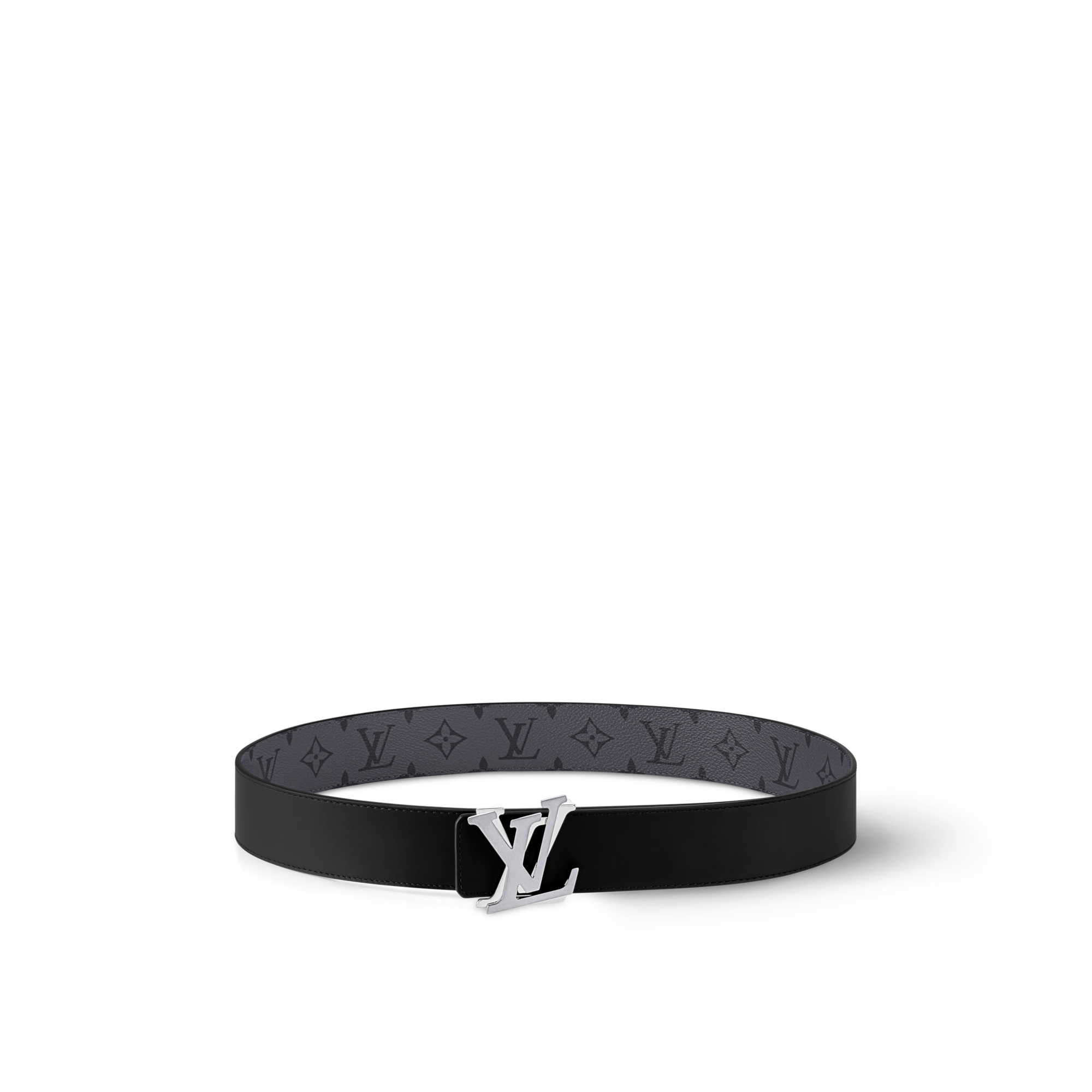 LV Shake 40mm Reversible Belt Monogram Eclipse Reverse in Men