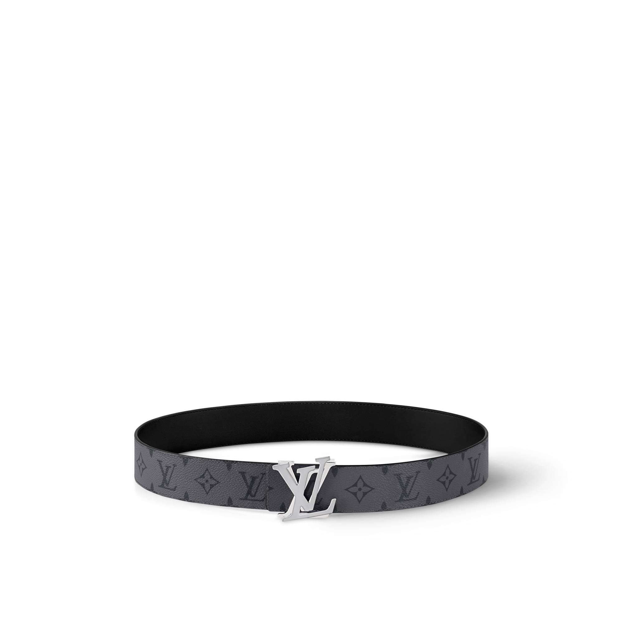 LV Shake 40mm Reversible Belt Monogram Eclipse Reverse in Men