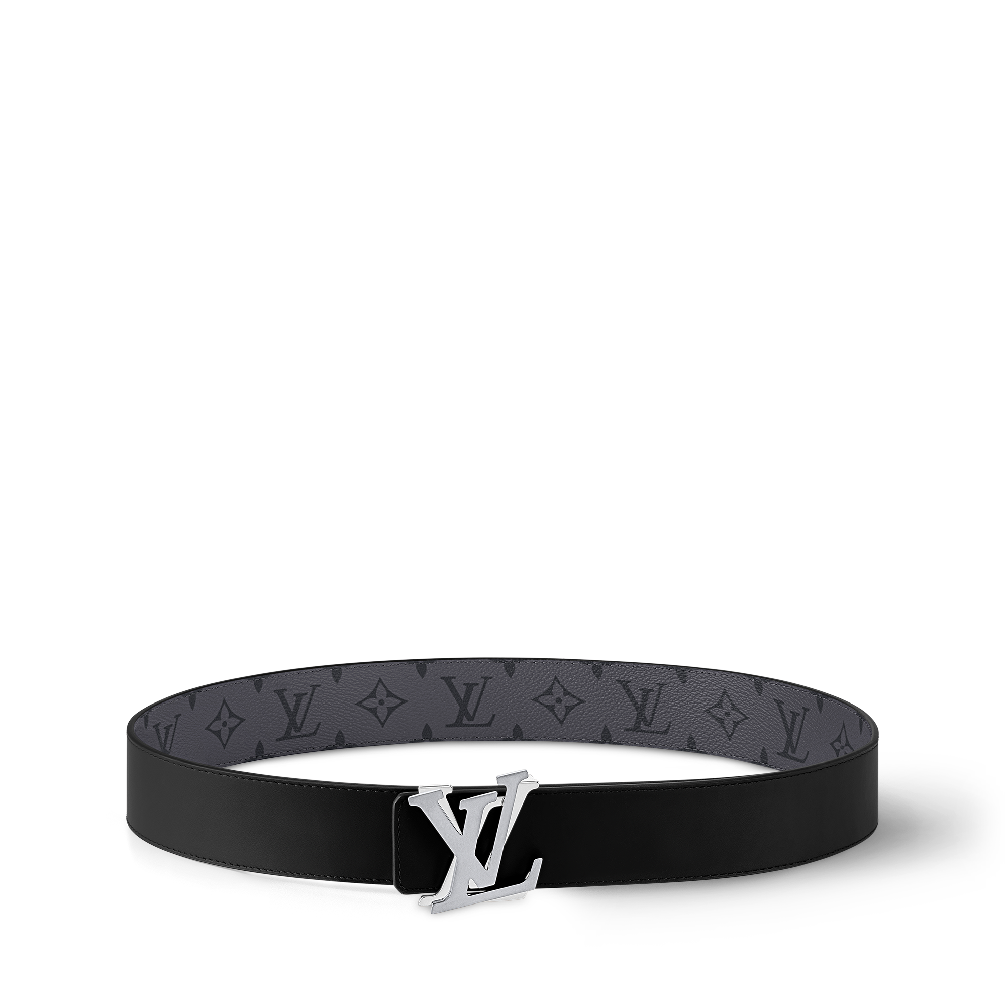 LV Shake 40mm Reversible Belt Monogram Eclipse Reverse in Men
