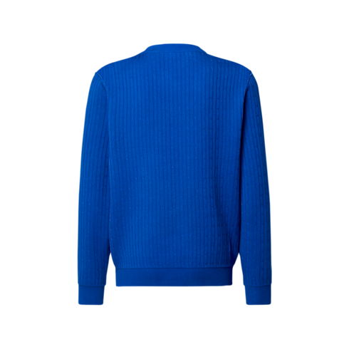 LV Signature Reversible Long-Sleeved Pullover back view