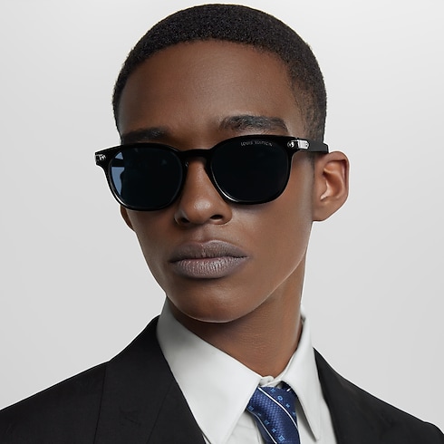 LV Signature Square Round Sunglasses S00 in Men's Accessories Eyewear collections by Louis Vuitton (Product zoom)