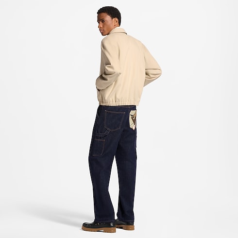LV Signature Wintry Coach Jacket ambiance view