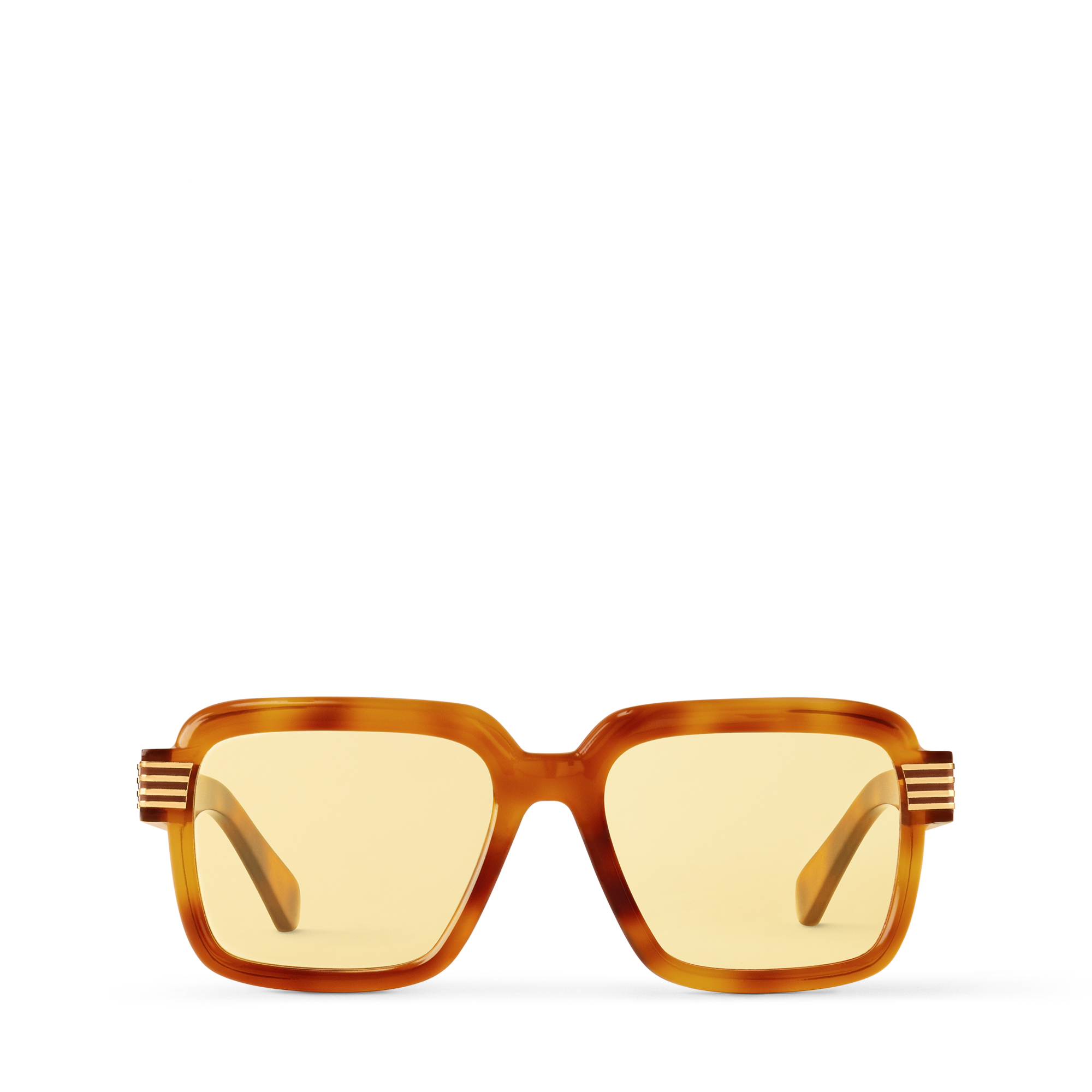 LV Slide Large Square Round Sunglasses S00 in Men