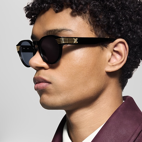 LV Slide Round Sunglasses S00 in Men's Accessories Sunglasses collections by Louis Vuitton (Product zoom)