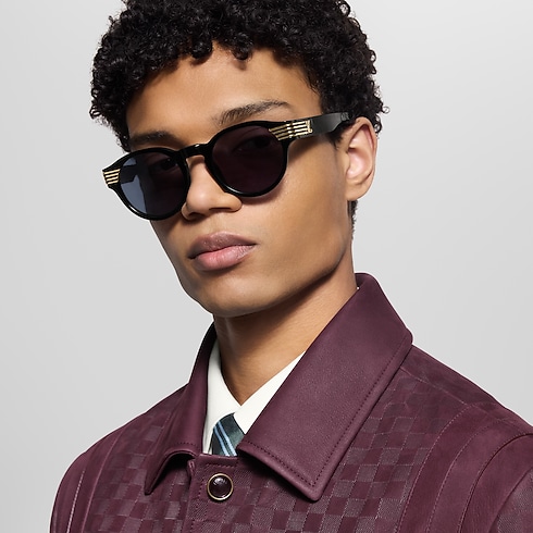 LV Slide Round Sunglasses S00 in Men's Accessories Sunglasses collections by Louis Vuitton (Product zoom)