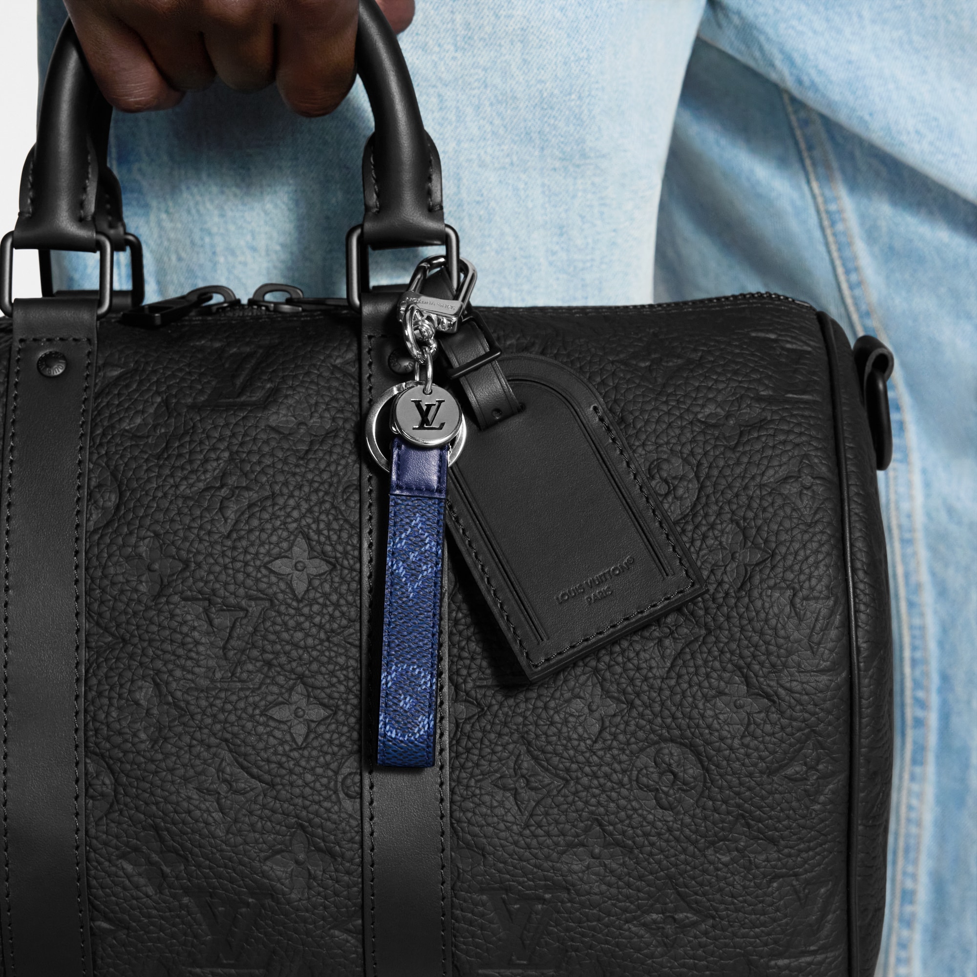 LV Slim Dragonne Key Holder and Bag Charm S00 in Men