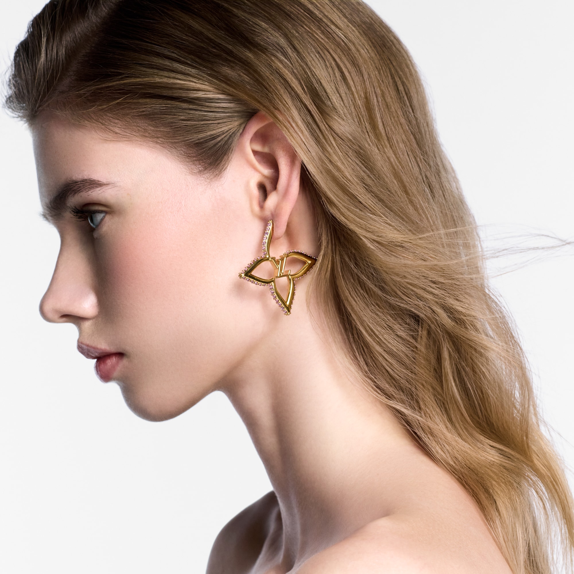 LV Slim Flower Earrings S00 in Women