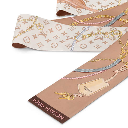 LV Strap Bandeau S00 in Women's Accessories Silk Squares and Bandeaux collections by Louis Vuitton (Product zoom)