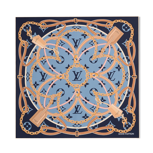 LV Strap Square 90 S00 in Women's Accessories Silk Squares and Bandeaux collections by Louis Vuitton (Product zoom)