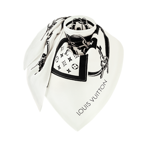 LV Straps Triangle S00 in Women's Accessories Silk Squares and Bandeaux collections by Louis Vuitton (Product zoom)