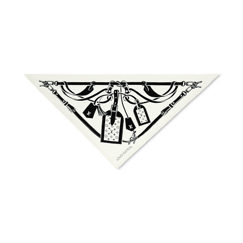 LV Straps Triangle S00 in Women's Accessories Silk Squares and Bandeaux collections by Louis Vuitton (Product zoom)