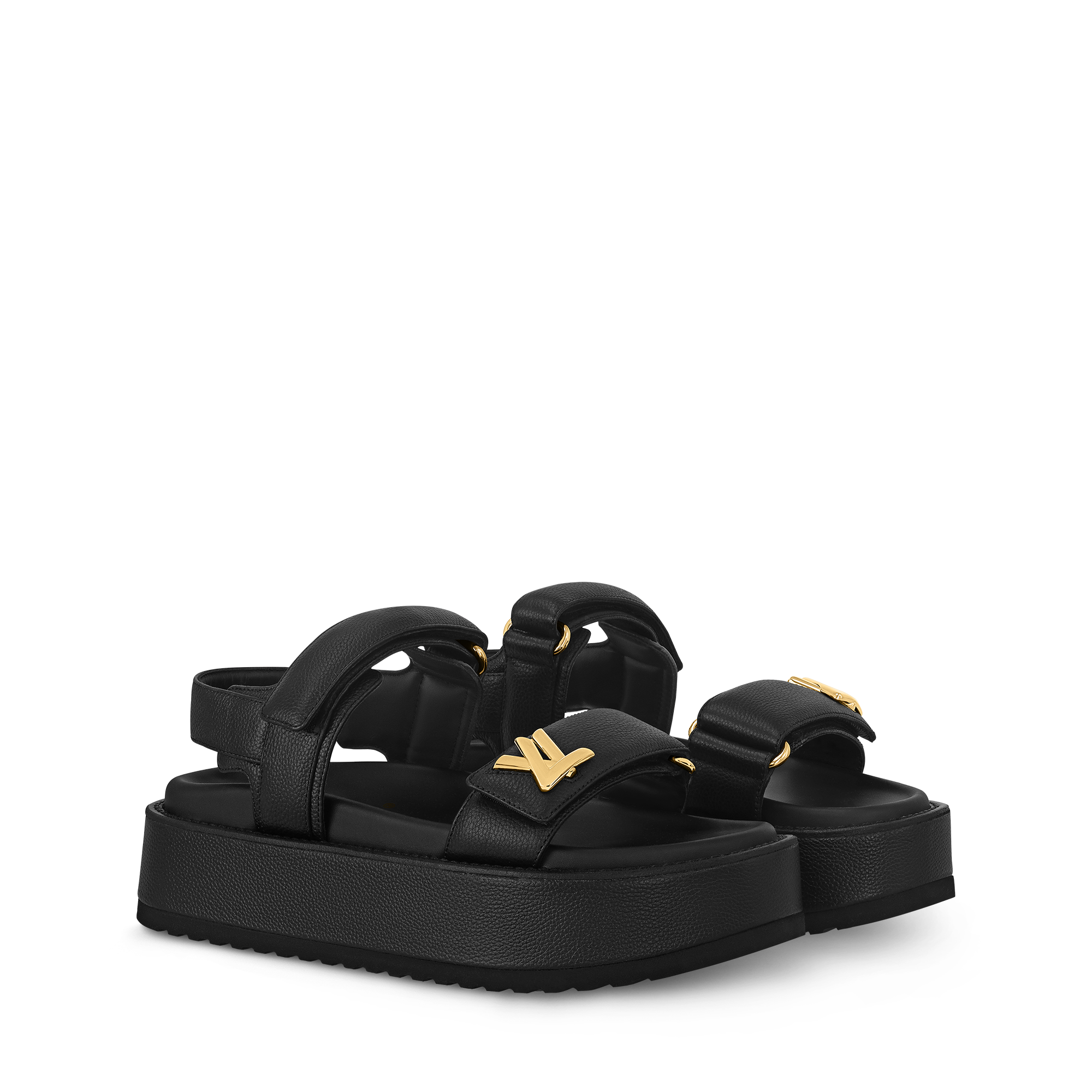 LV Sunset Flatform Comfort Sandals  in Women