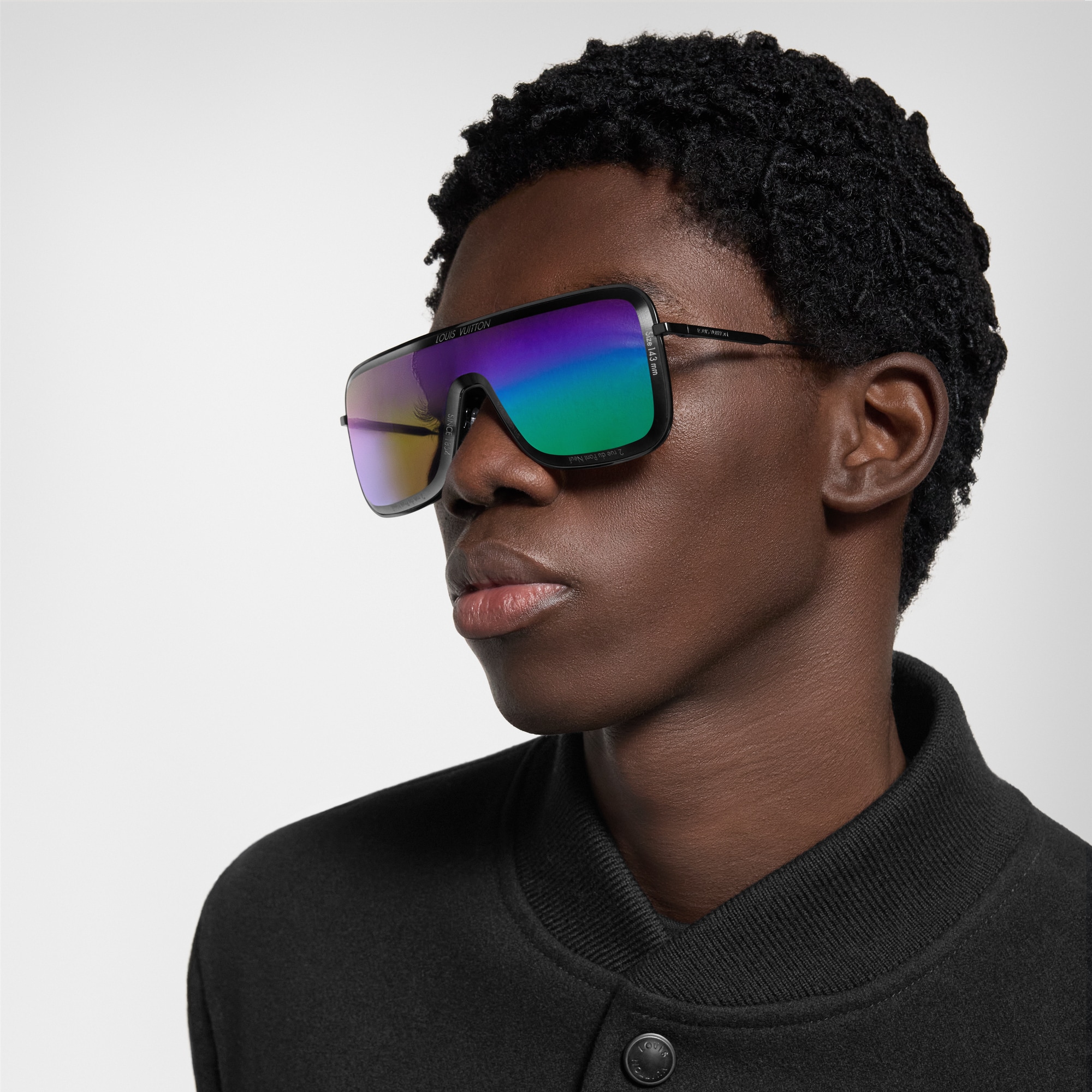 LV Super Vision Metal Mask Sunglasses S00 in Men