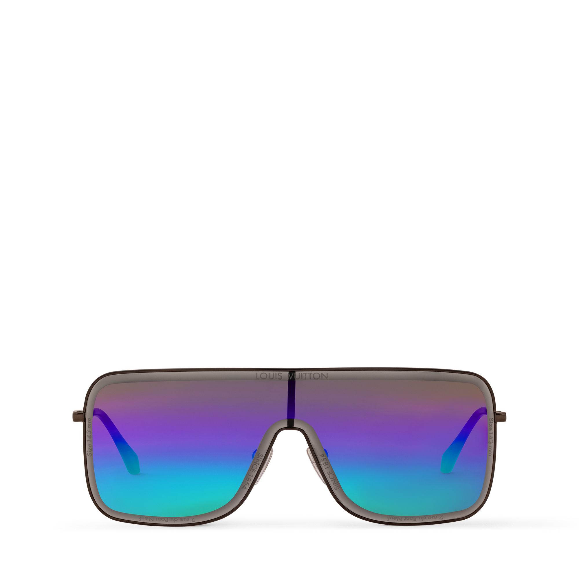 LV Super Vision Metal Mask Sunglasses S00 in Men