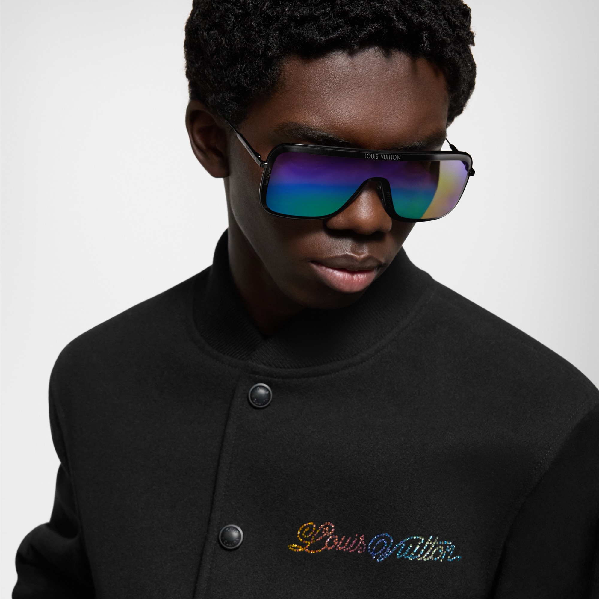 LV Super Vision Metal Mask Sunglasses S00 in Men