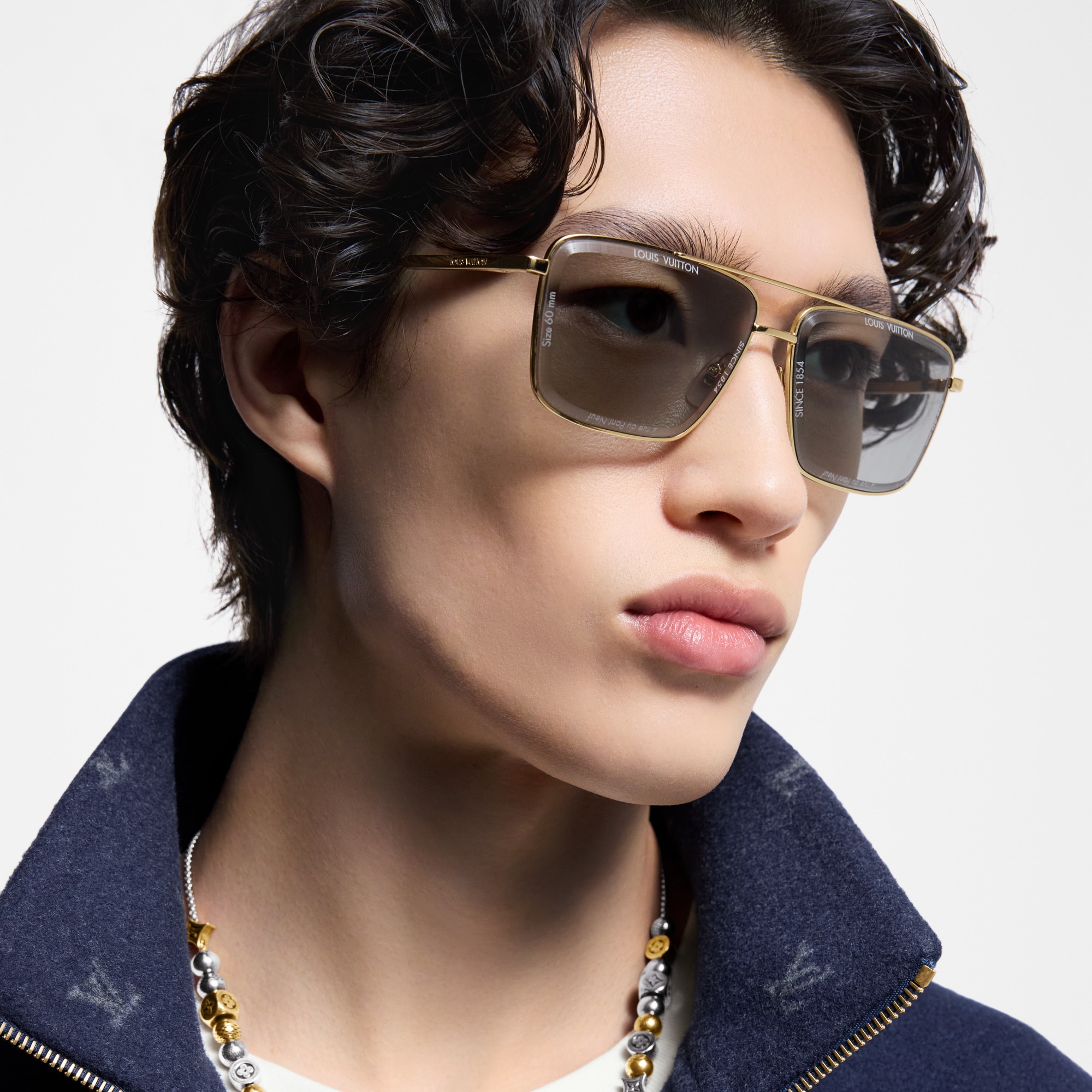 LV Super Vision Metal Square Sunglasses S00 in Men