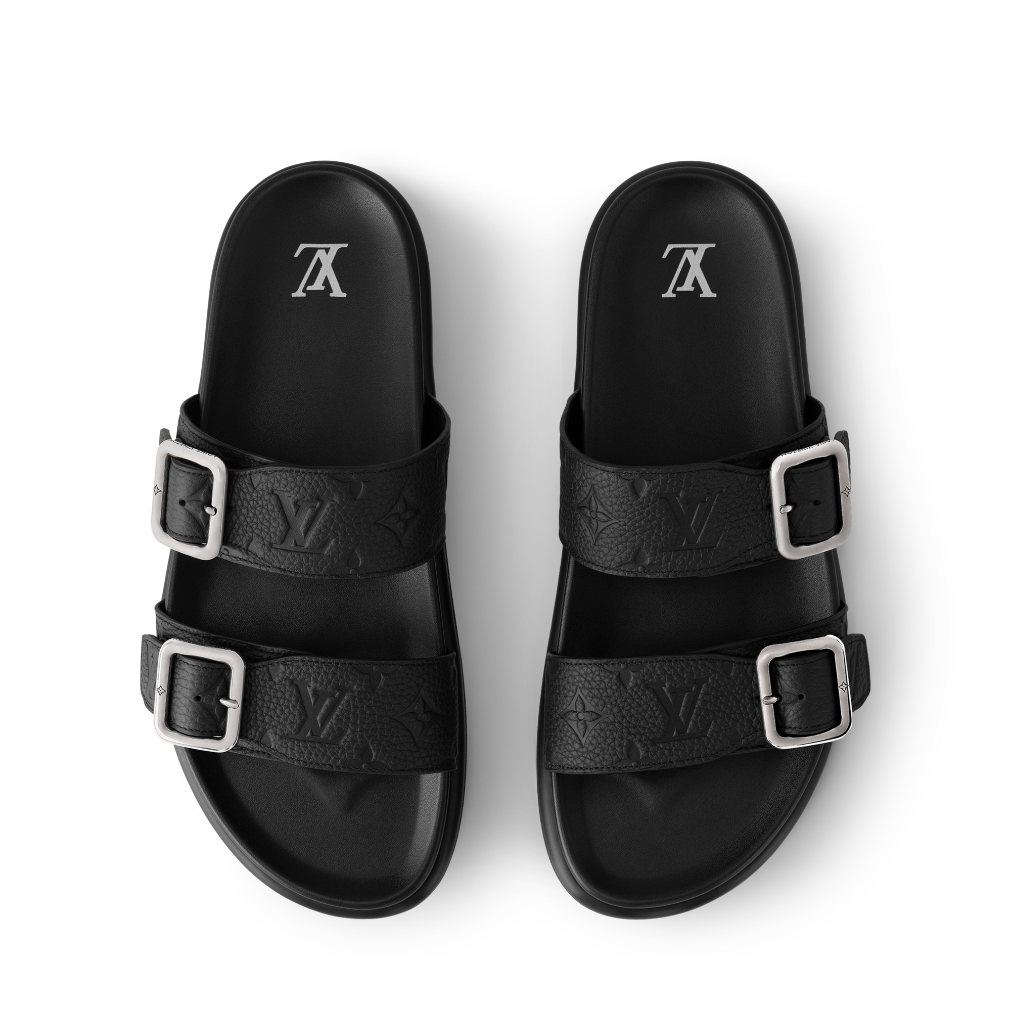 LOUIS VUITTON ブラックミュール 35 美品 ルイヴィトン パンプス 