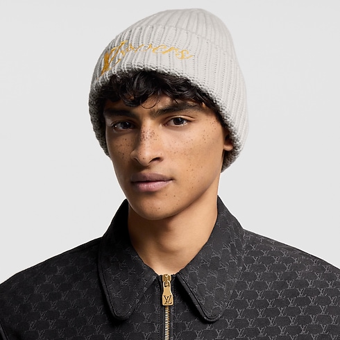 LV Vers Beanie S00 in Men's Accessories Hats, Beanies and Gloves collections by Louis Vuitton (Product zoom)