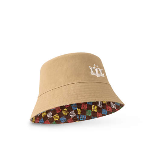 LV Vers Damier Reversible Bucket Hat S00 in Men's Accessories Hats, Beanies and Gloves collections by Louis Vuitton (Product zoom)