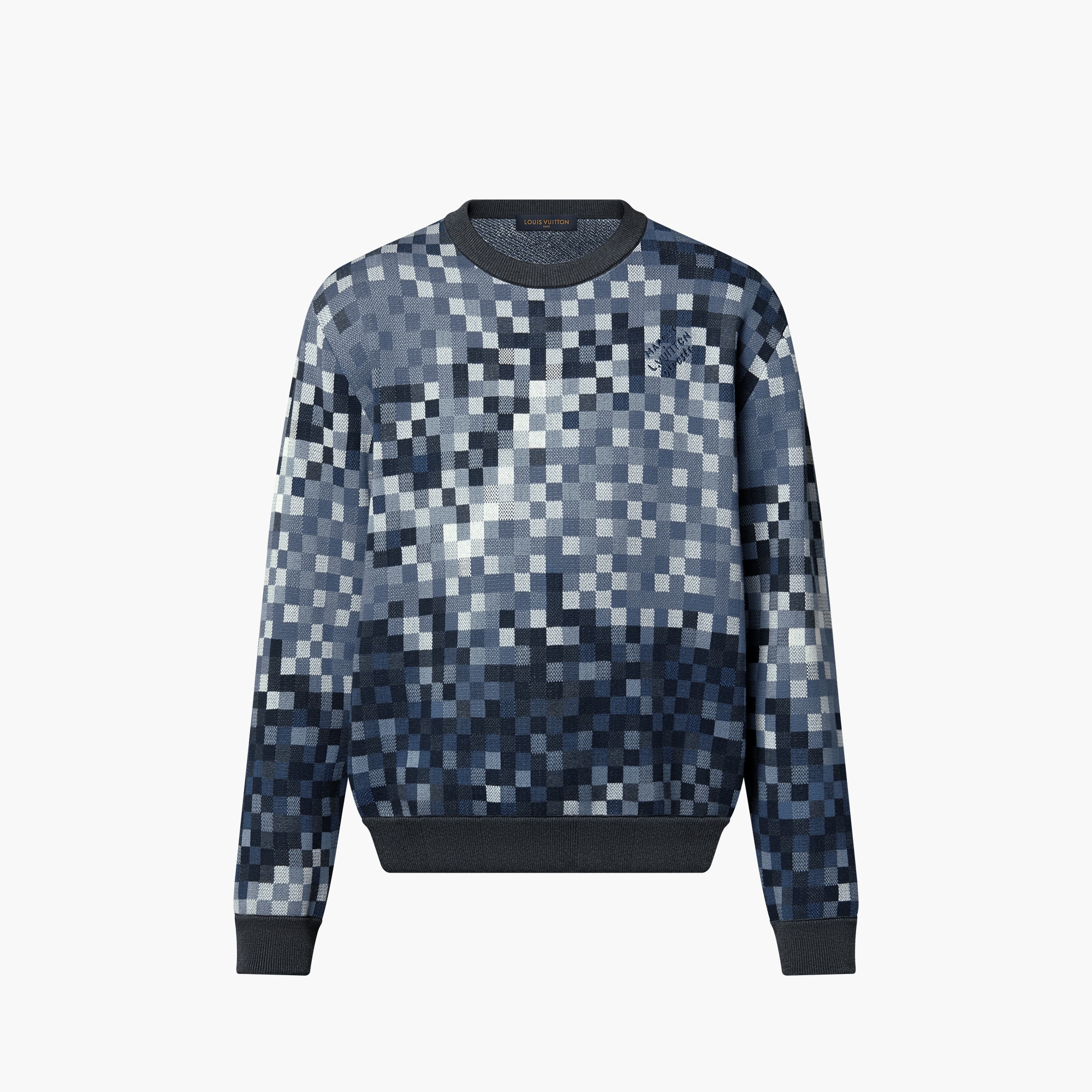 LV Vers Damoflage Jacquard Pullover Ready-to-Wear LOUIS VUITTON