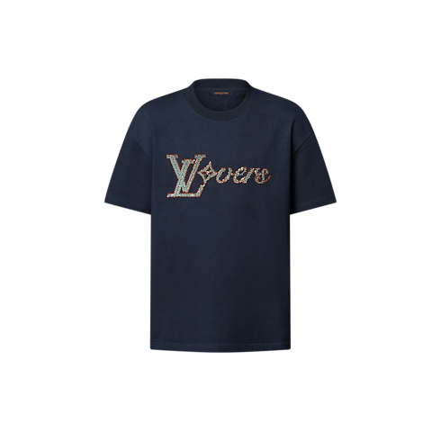 LV Vers Embellished Short-Sleeved T-Shirt in Men's Ready-to-Wear T-Shirts and Polos collections by Louis Vuitton (Product zoom)