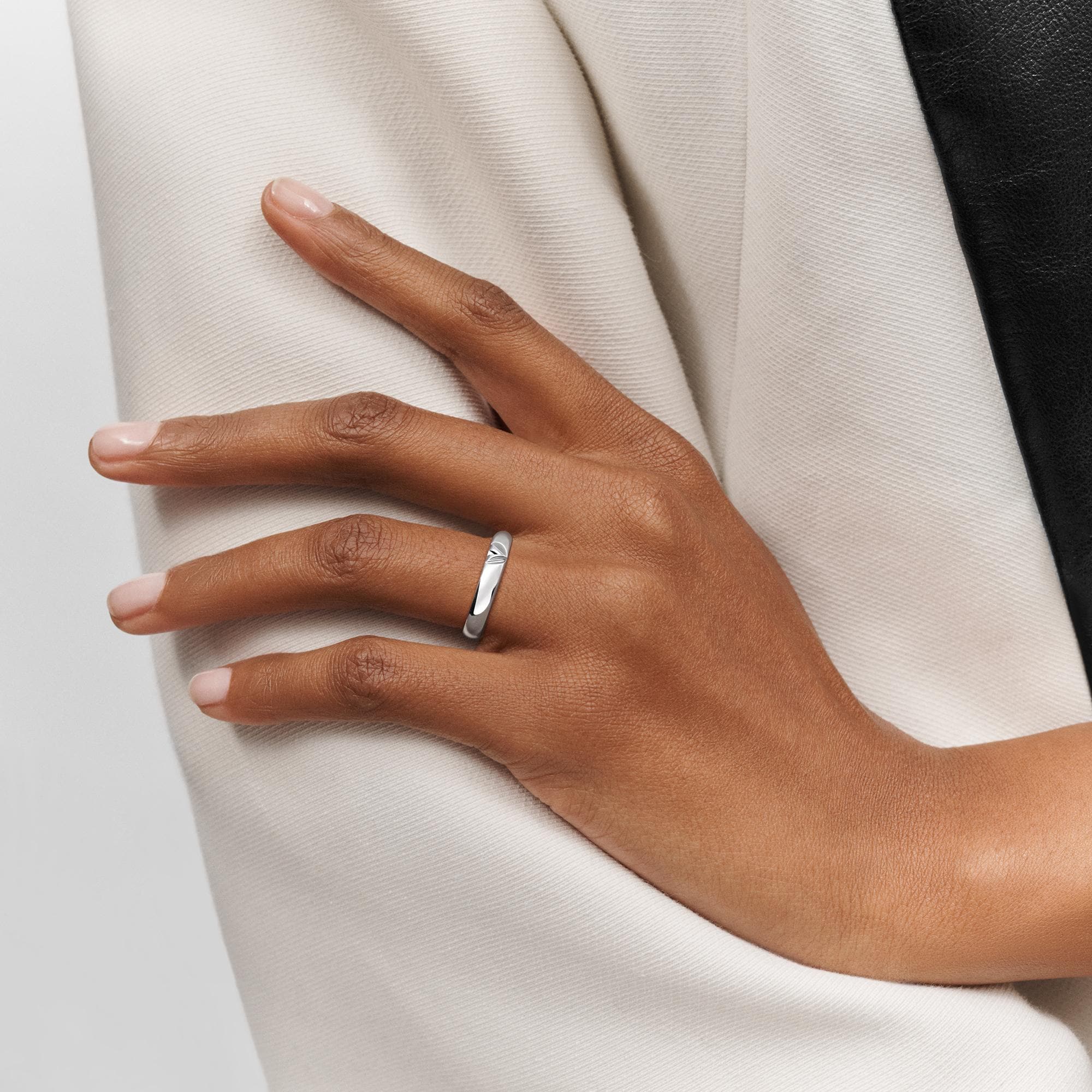 LV Volt Multi Wedding Band, White Gold  in Jewellery