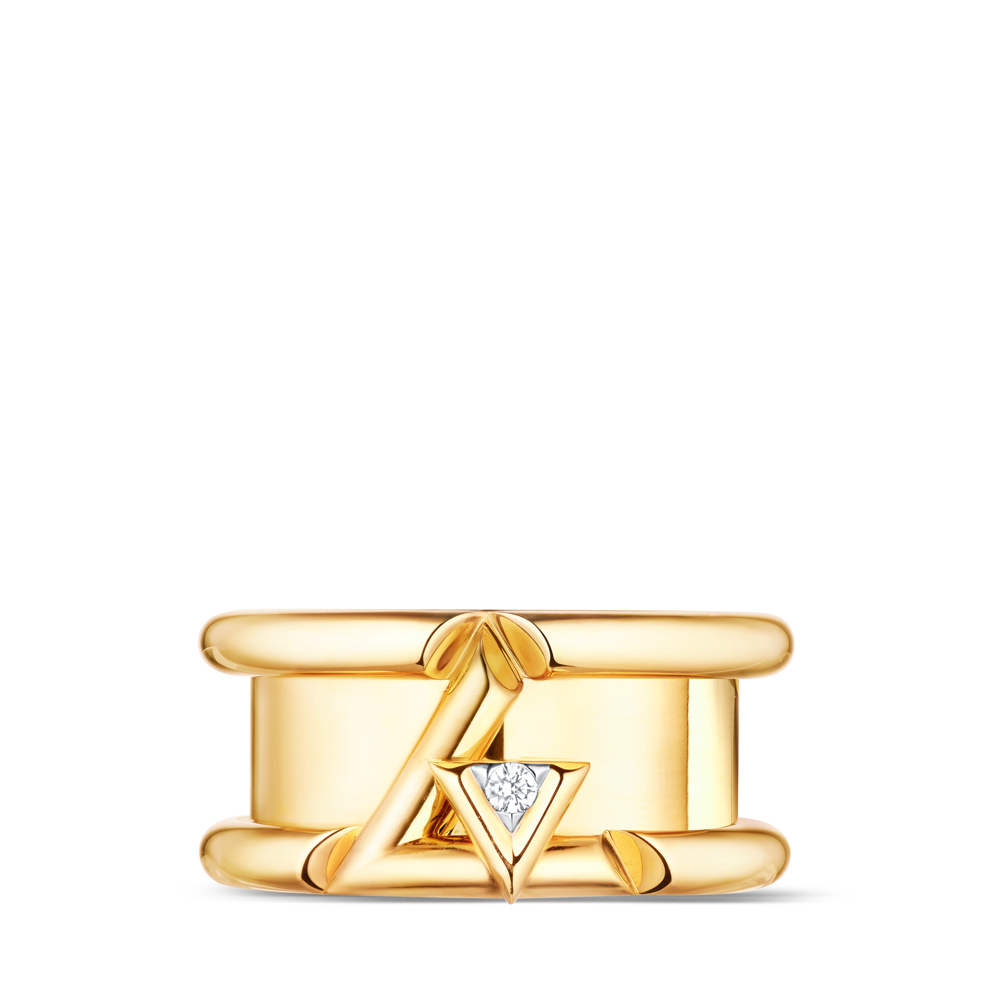 LV Volt One Band Ring, Yellow Gold And Diamond  in Jewellery