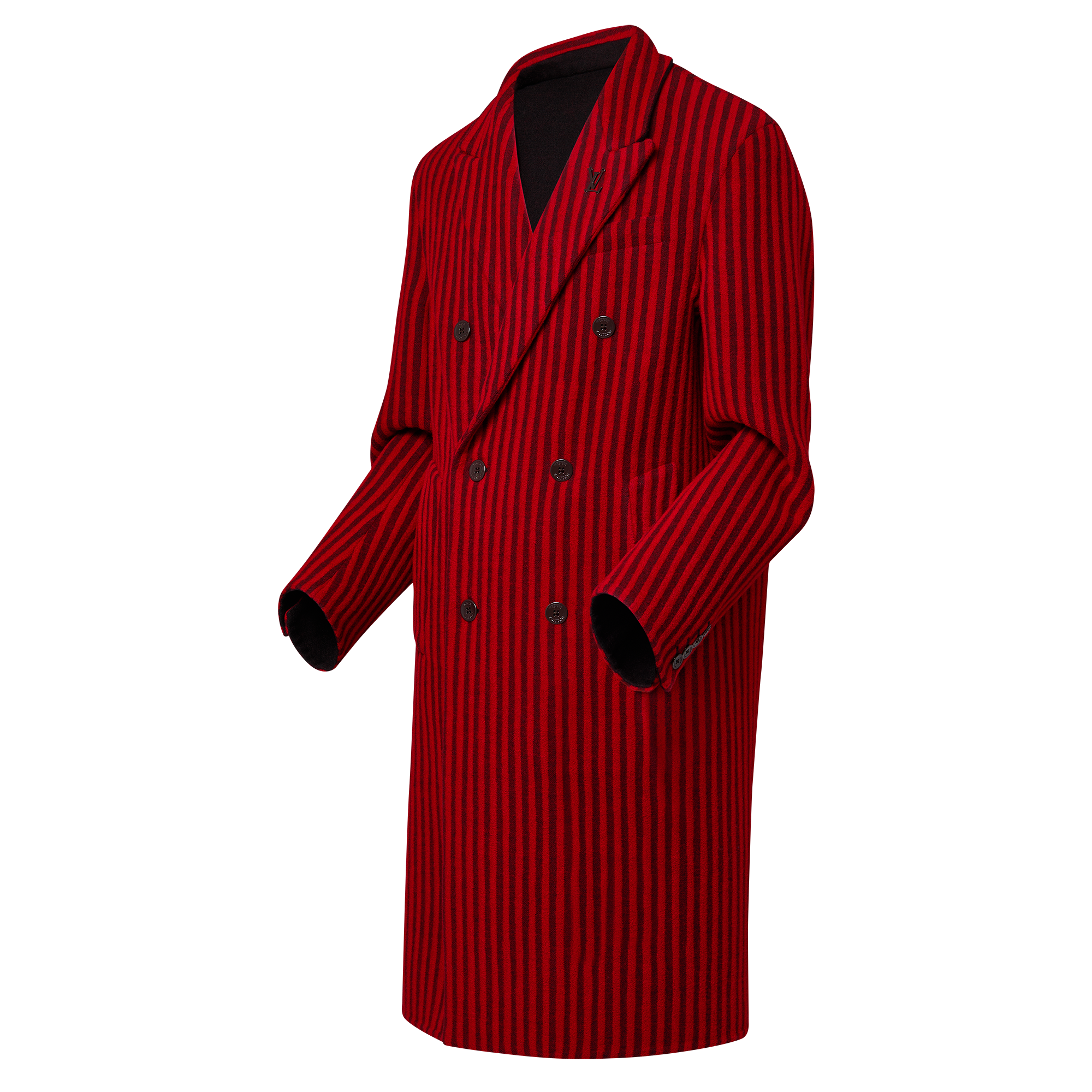  Ready-to-Wear Outerwear and Coats LV x Park Seo-Bo Doubleface Wool And Silk-Blend Coat | Louis Vuitton ® (Product zoom)